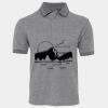 JB's  BIRDS EYE POLO   CHARCOAL - S Thumbnail