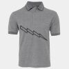 JB's  BIRDS EYE POLO   CHARCOAL - S Thumbnail