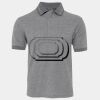 JB's  BIRDS EYE POLO   CHARCOAL - S Thumbnail