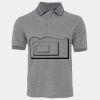 JB's  BIRDS EYE POLO   CHARCOAL - S Thumbnail