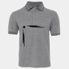 JB's  BIRDS EYE POLO   CHARCOAL - S Thumbnail