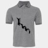 JB's  BIRDS EYE POLO   CHARCOAL - S Thumbnail