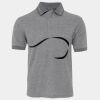 JB's  BIRDS EYE POLO   CHARCOAL - S Thumbnail