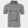 JB's  BIRDS EYE POLO   CHARCOAL - S Thumbnail