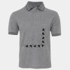 JB's  BIRDS EYE POLO   CHARCOAL - S Thumbnail