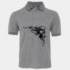 JB's  BIRDS EYE POLO   CHARCOAL - S Thumbnail