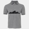 JB's  BIRDS EYE POLO   CHARCOAL - S Thumbnail