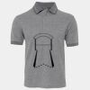 JB's  BIRDS EYE POLO   CHARCOAL - S Thumbnail