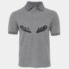 JB's  BIRDS EYE POLO   CHARCOAL - S Thumbnail