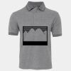 JB's  BIRDS EYE POLO   CHARCOAL - S Thumbnail