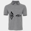 JB's  BIRDS EYE POLO   CHARCOAL - S Thumbnail