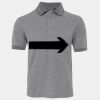 JB's  BIRDS EYE POLO   CHARCOAL - S Thumbnail