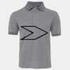 JB's  BIRDS EYE POLO   CHARCOAL - S Thumbnail
