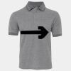 JB's  BIRDS EYE POLO   CHARCOAL - S Thumbnail