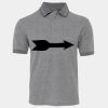 JB's  BIRDS EYE POLO   CHARCOAL - S Thumbnail