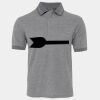 JB's  BIRDS EYE POLO   CHARCOAL - S Thumbnail