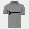 JB's  BIRDS EYE POLO   CHARCOAL - S Thumbnail