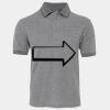 JB's  BIRDS EYE POLO   CHARCOAL - S Thumbnail