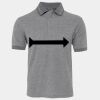JB's  BIRDS EYE POLO   CHARCOAL - S Thumbnail