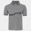 JB's  BIRDS EYE POLO   CHARCOAL - S Thumbnail