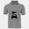 JB's  BIRDS EYE POLO   CHARCOAL - S Thumbnail