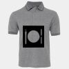 JB's  BIRDS EYE POLO   CHARCOAL - S Thumbnail