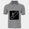 JB's  BIRDS EYE POLO   CHARCOAL - S Thumbnail