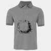 JB's  BIRDS EYE POLO   CHARCOAL - S Thumbnail