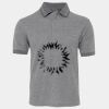 JB's  BIRDS EYE POLO   CHARCOAL - S Thumbnail