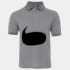 JB's  BIRDS EYE POLO   CHARCOAL - S Thumbnail