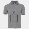 JB's  BIRDS EYE POLO   CHARCOAL - S Thumbnail