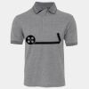 JB's  BIRDS EYE POLO   CHARCOAL - S Thumbnail
