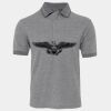 JB's  BIRDS EYE POLO   CHARCOAL - S Thumbnail