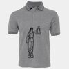 JB's  BIRDS EYE POLO   CHARCOAL - S Thumbnail