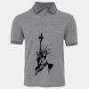 JB's  BIRDS EYE POLO   CHARCOAL - S Thumbnail