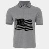 JB's  BIRDS EYE POLO   CHARCOAL - S Thumbnail