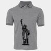 JB's  BIRDS EYE POLO   CHARCOAL - S Thumbnail