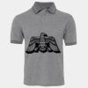 JB's  BIRDS EYE POLO   CHARCOAL - S Thumbnail