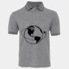 JB's  BIRDS EYE POLO   CHARCOAL - S Thumbnail