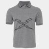 JB's  BIRDS EYE POLO   CHARCOAL - S Thumbnail