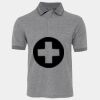 JB's  BIRDS EYE POLO   CHARCOAL - S Thumbnail