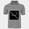 JB's  BIRDS EYE POLO   CHARCOAL - S Thumbnail