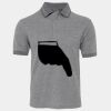 JB's  BIRDS EYE POLO   CHARCOAL - S Thumbnail