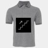 JB's  BIRDS EYE POLO   CHARCOAL - S Thumbnail