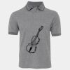 JB's  BIRDS EYE POLO   CHARCOAL - S Thumbnail
