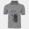 JB's  BIRDS EYE POLO   CHARCOAL - S Thumbnail