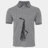 JB's  BIRDS EYE POLO   CHARCOAL - S Thumbnail