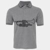JB's  BIRDS EYE POLO   CHARCOAL - S Thumbnail
