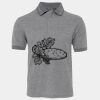 JB's  BIRDS EYE POLO   CHARCOAL - S Thumbnail