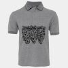 JB's  BIRDS EYE POLO   CHARCOAL - S Thumbnail
